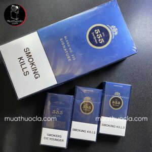 thuốc lá Ba số 555 Dài Singapore